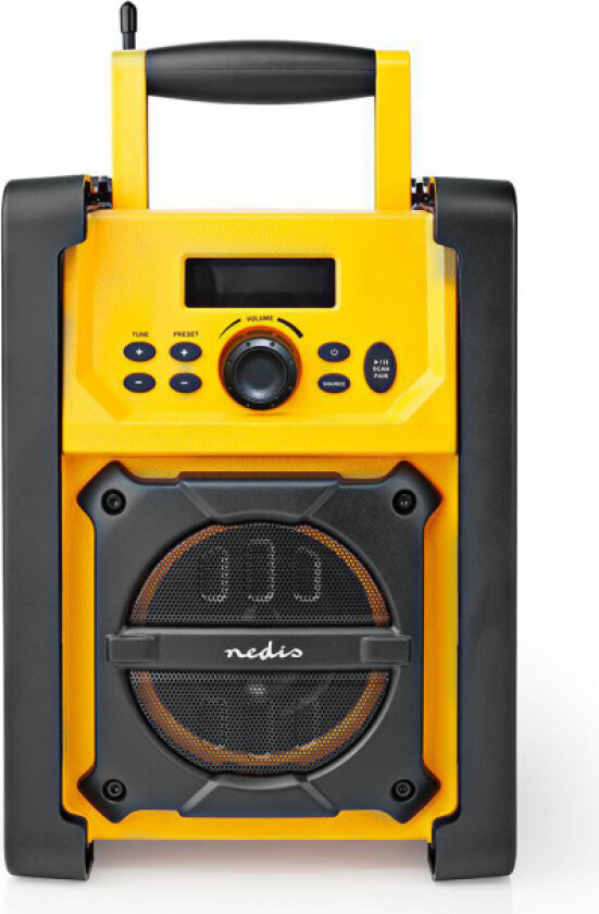 FM-radio | Jobsite Radio | FM | Batteri drevet / Nettstrøm drevet | Digitalt | 15 W | Skjermstørrelse: 2.2 " | Blå hvit sk