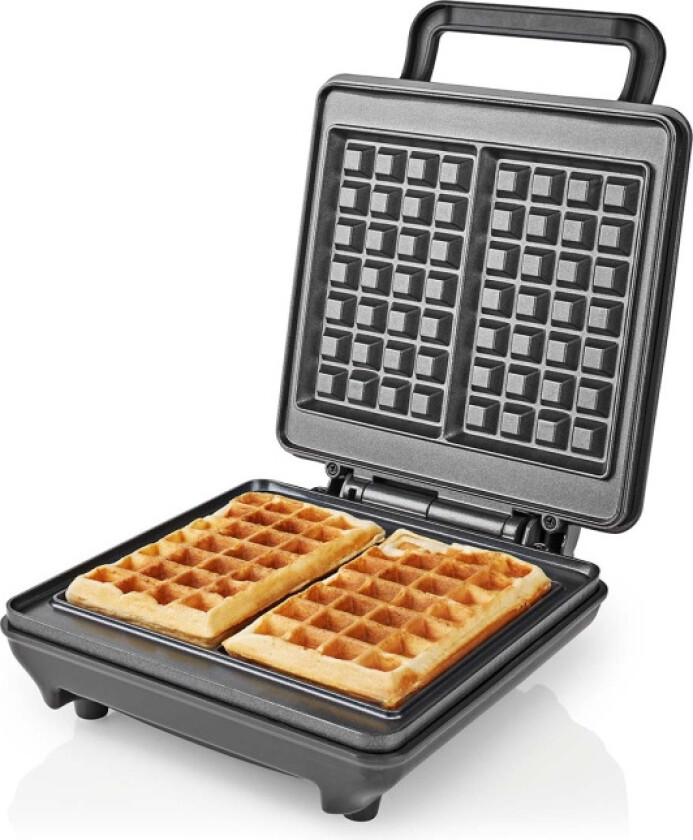 Waffle Maker | Belgiske vafler | 22 x 12.5 cm | 1200 W | Automatisk temperaturkontroll | ABS / Aluminium