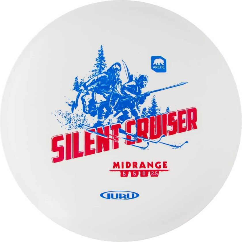 Arctic Line Midrange Silent Cruiser, 150-165g, midrange frisbeegolf White