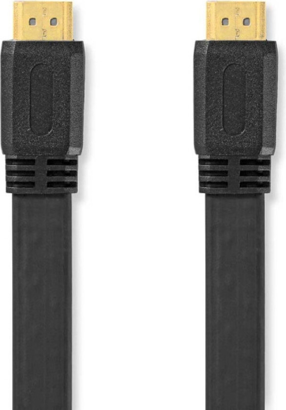 High Speed HDMI ™ kabel med Ethernet | HDMI ™ -kontakt | HDMI ™ -kontakt | 4K@30Hz | 10.2 Gbps | 2.00 m | Flatt | PVC |