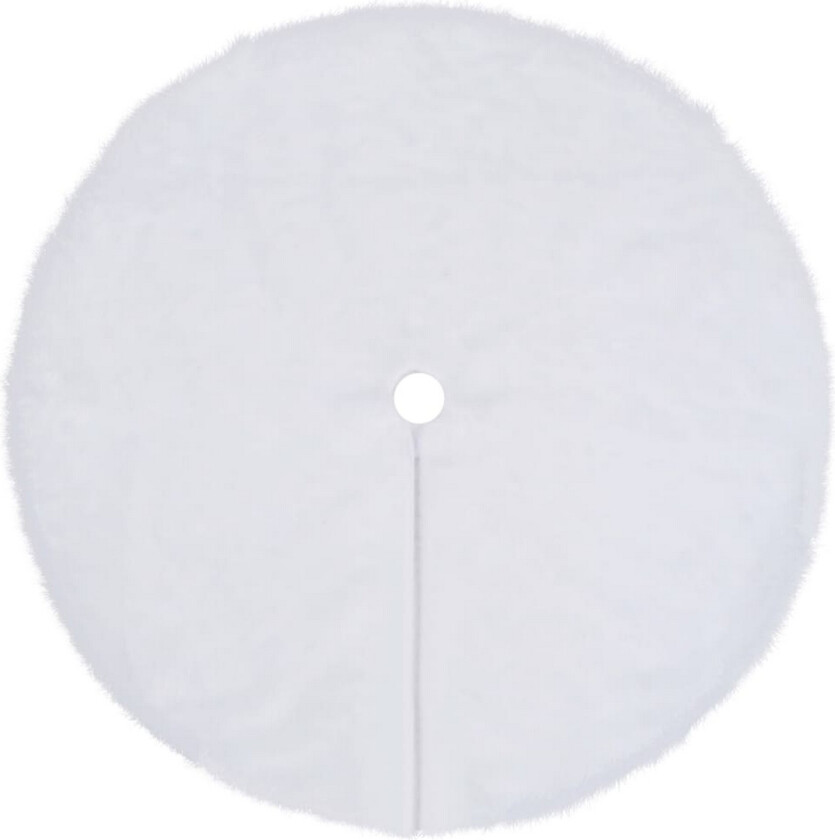 Juletreskjørt hvit 150 cm fuskepels