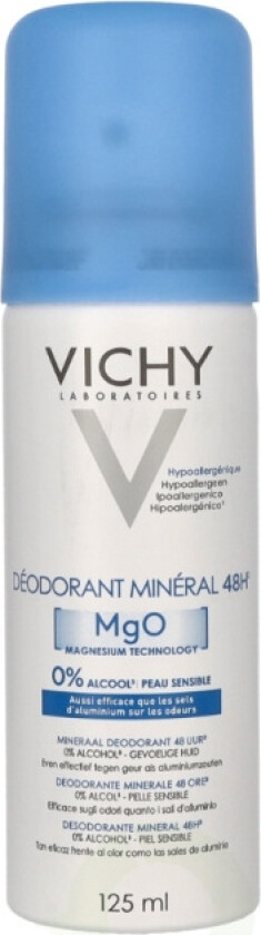 Deodorant Mineral Deodorant Spray 48 timer 125 ml