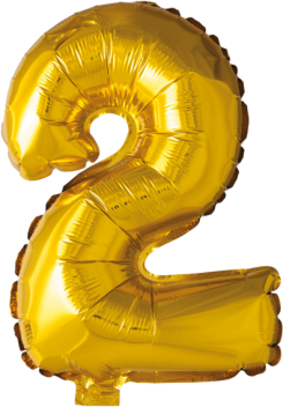 Folie Ballong Gull 41 Cm - Tallet 2