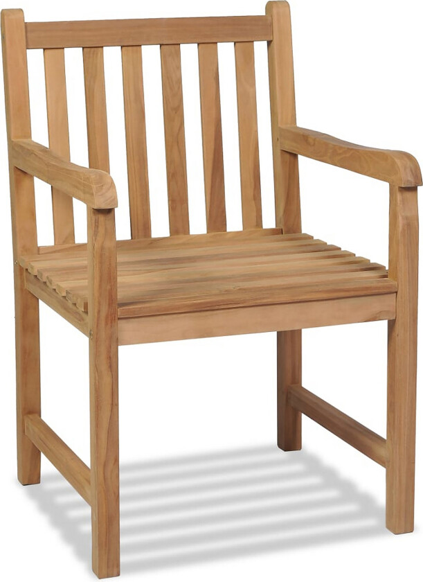 Utestoler 2 stk heltre teak