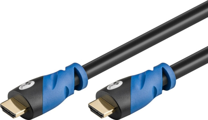 Premium höghastighets HDMI™-kabel med Ethernet, certifierad HDMI™-kontakt