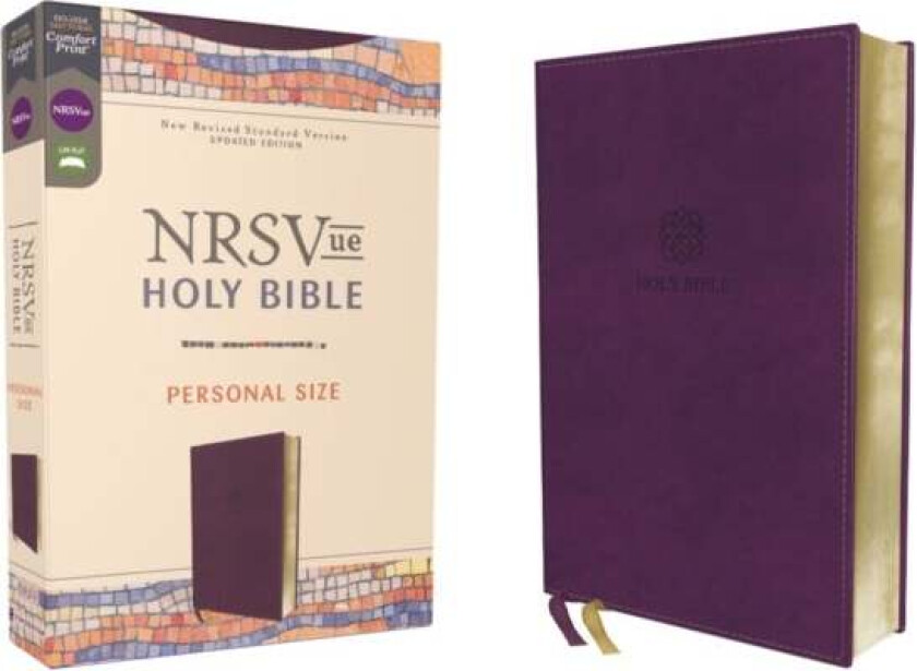 NRSVue, Holy Bible, Personal Size, Leathersoft, Purple, Comfort Print av Zondervan