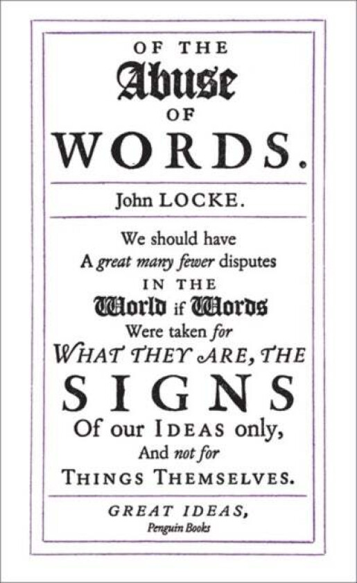 Of the Abuse of Words av John Locke