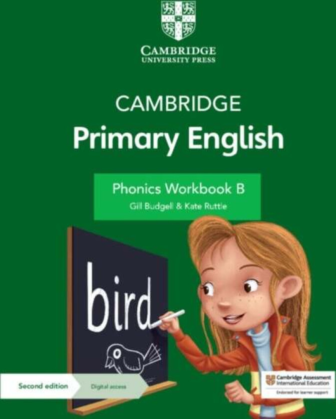 Cambridge Primary English Phonics Workbook B with Digital Access (1 Year) av Gill Budgell, Kate Ruttle