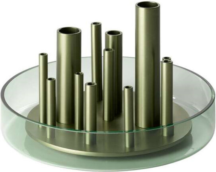 Ikeru vase Forest green Lav