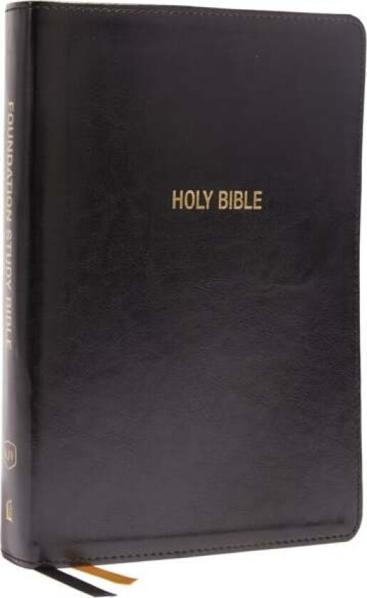 KJV, Foundation Study Bible, Large Print, Leathersoft, Black, Red Letter, Comfort Print av Thomas Nelson