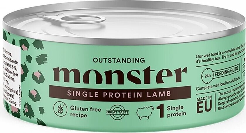 Monster Cat Adult Single Protein Lamb 100 g