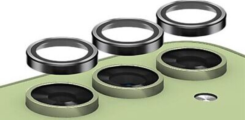 Samsung Galaxy A55 (5G) Hoops - Kamerabeskyttelse - Gjennomsiktig / Svart