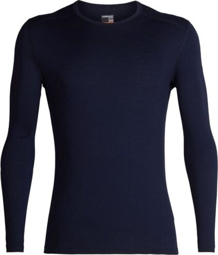 Men's 200 Oasis Long Sleeve Crewe XXL, Midnight Navy