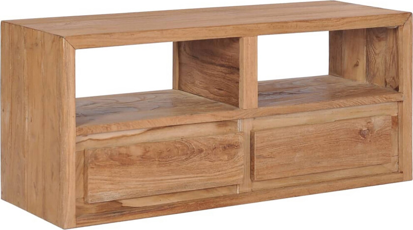 TV-benk 90x30x40 cm heltre teak