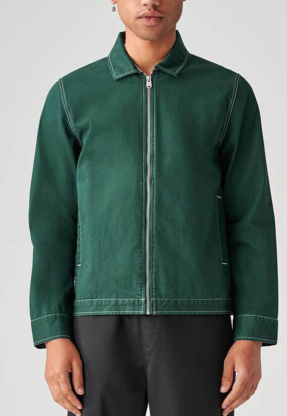 Off Course Twill Jacket Green