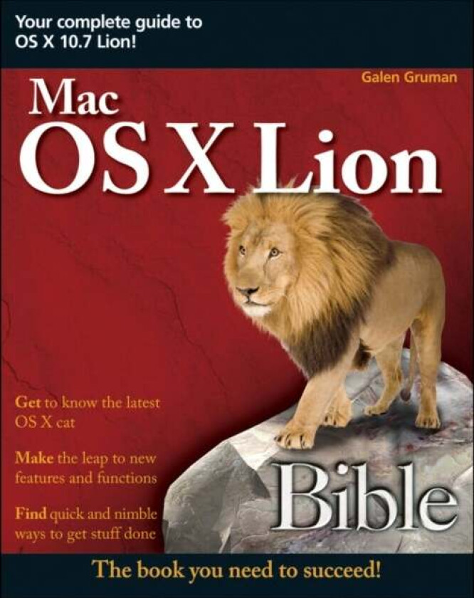 Mac OS X Lion Bible av Galen Gruman