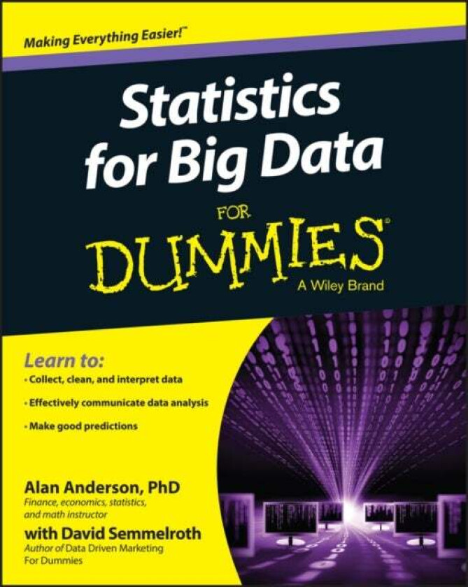 Statistics for Big Data For Dummies av Alan (Middlesex Business School Anderson, Fordham University, New York University)