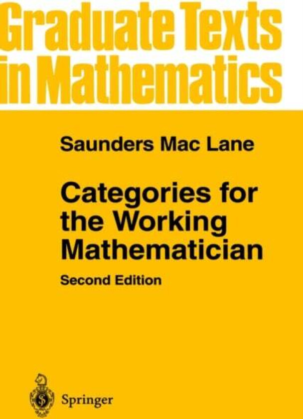 Categories for the Working Mathematician av Saunders Mac Lane