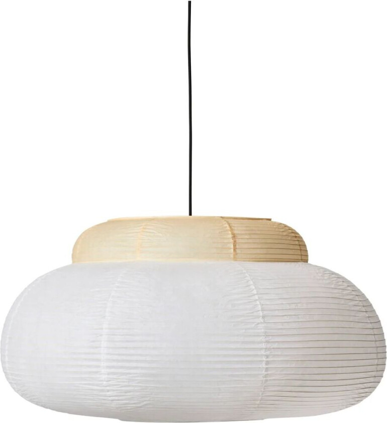 Made By Hand Papier Single pendel Ø80 cm Soft yellow