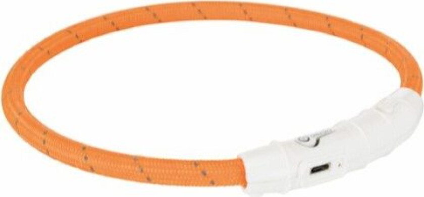 Flash Light LED-halsband Oransje (L-XL)