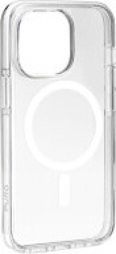 iPhone 15 Pro Lite Mag Pro Deksel - MagSafe Kompatibel - Gjenomsiktig / Hvit