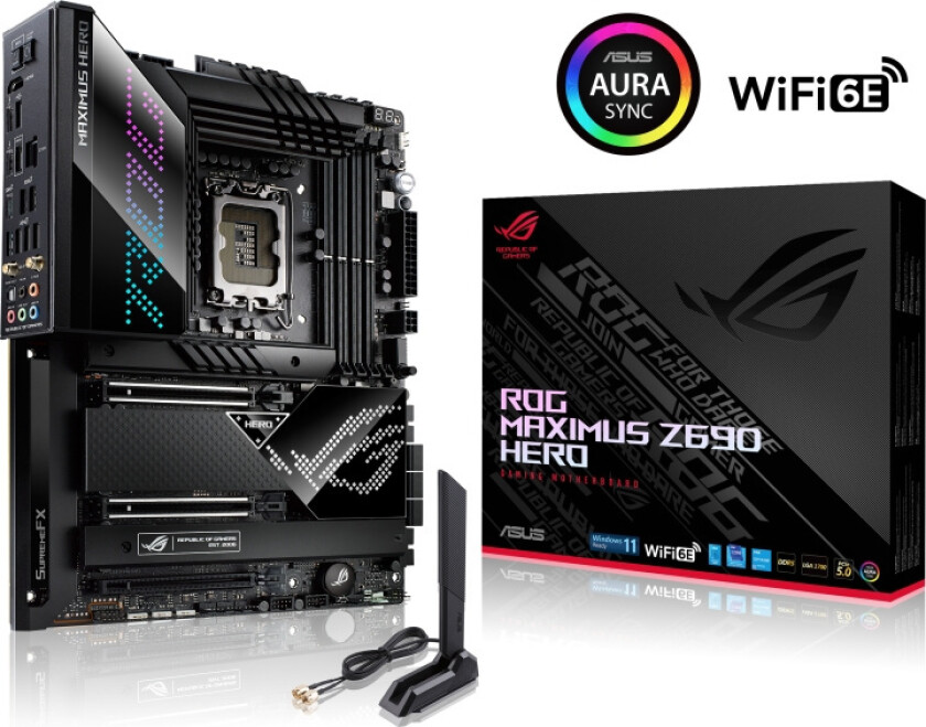 Asus Rog Maximus Z690 Hero Ddr5 Atx Hovedkort