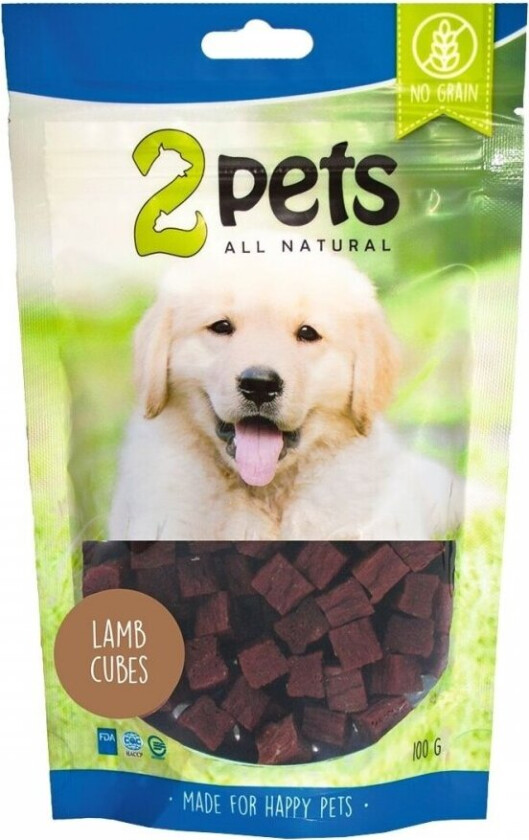 2Pets Cubes med Lam 100 g