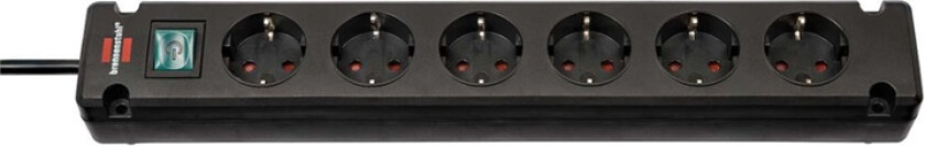 Bremounta Socket Strip 6Way BK