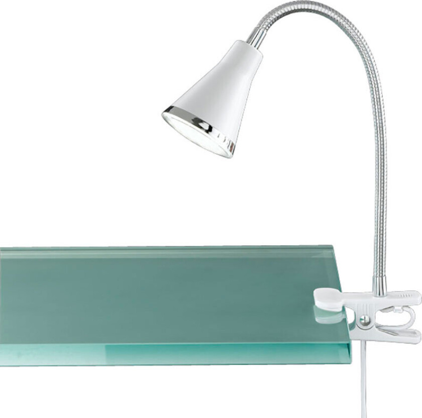 Arras klypelampe, hvit