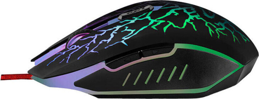 MX211 LIGHTNING - mouse - USB - Mus - Optisk - 6 - Svart