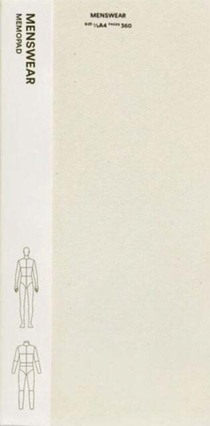 Fashionary Menswear Memopad Av Fashionary