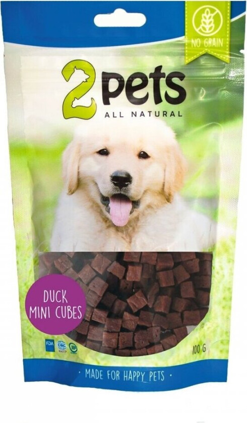 2Pets MiniCubes med And 100 g