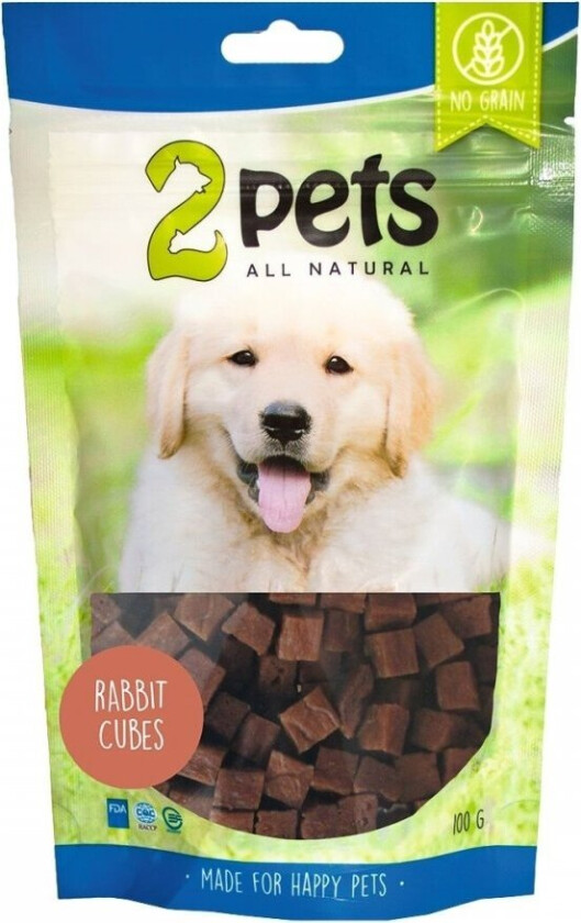 2Pets Cubes med Kanin 100 g