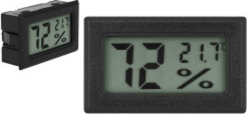 2-i-1 digitalt termometer og hygrometer