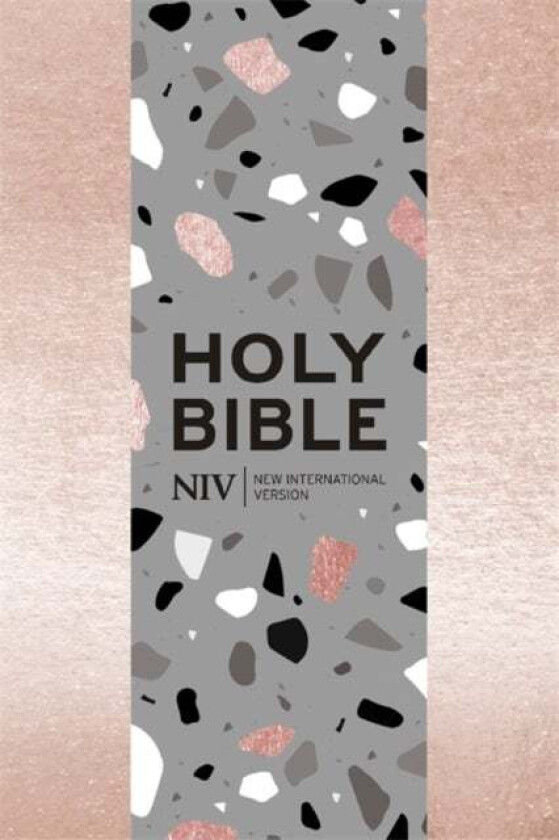 NIV Pocket Rose Gold Terrazzo Soft-tone Bible with Zip av New International Version