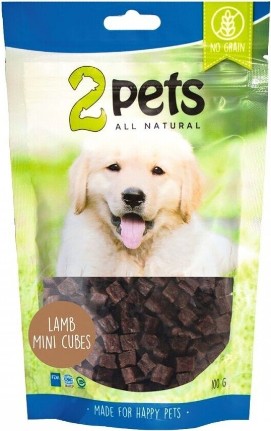 2Pets MiniCubes med Lam 100 g