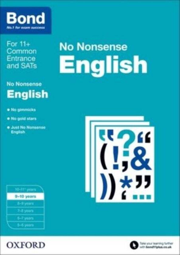 Bond: English: No Nonsense av Frances Orchard, Bond 11+