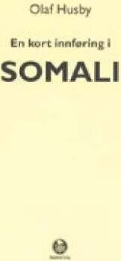 En kort innføring i somali av Olaf Husby