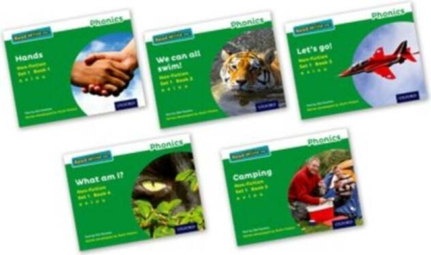 Read Write Inc. Phonics: Green Set 1 Non-fiction books (Mixed Pack of 5) av Gill Munton