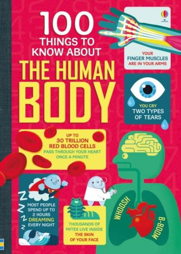 100 Things to Know About the Human Body av Alex Frith, Minna Lacey, Matthew Oldham, Jonathan Melmoth, Usborne