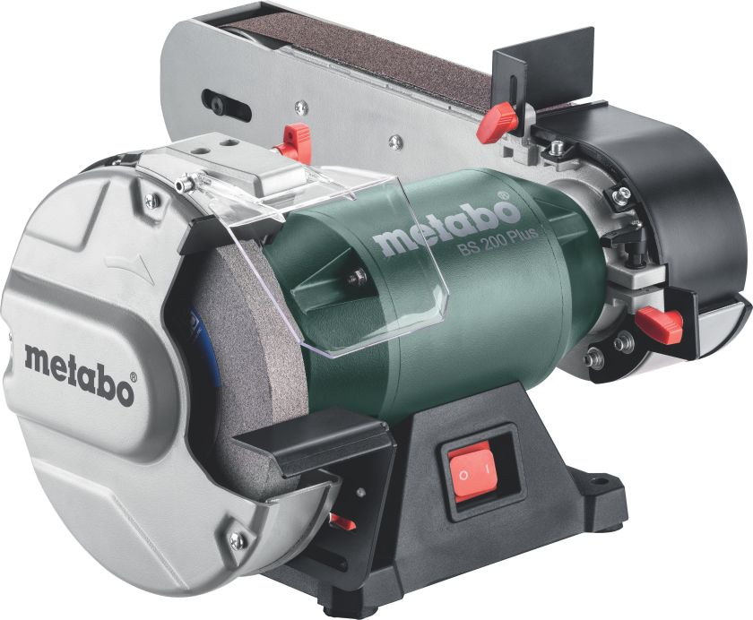BS 200 Plus - Benk-/beltesliper - 600 W - 2.7 N·m - 200 x 25 mm wheel