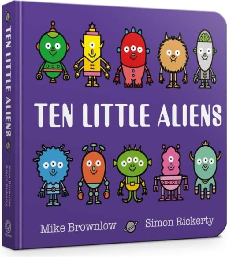 Ten Little Aliens Board Book av Mike Brownlow