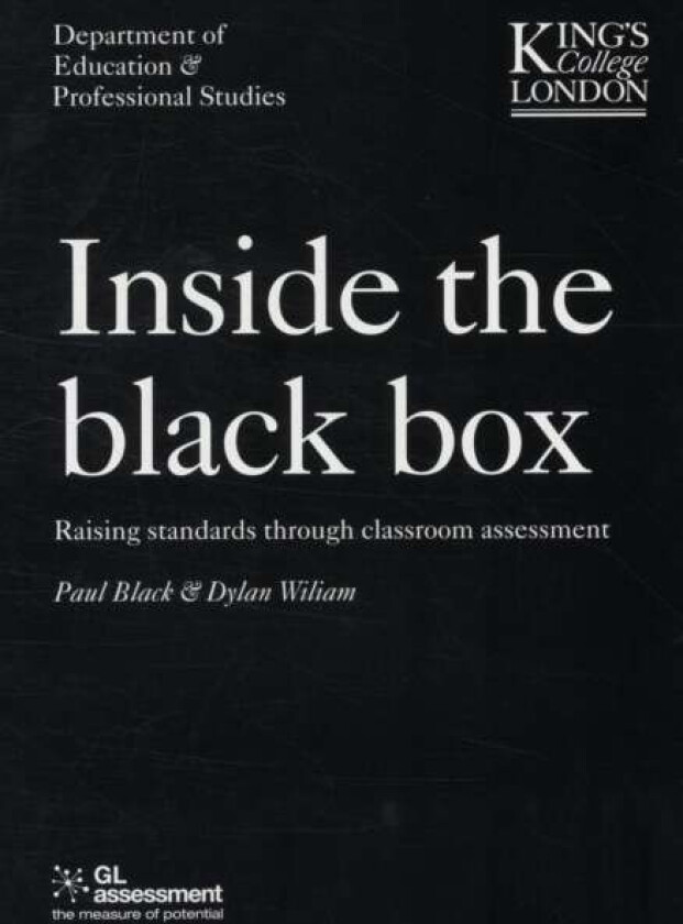 Inside the Black Box av Dylan Wiliam, Paul Black