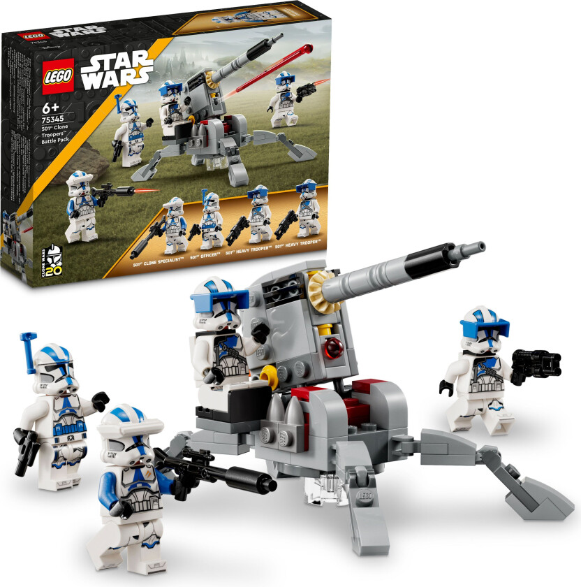 Lego Star Wars Stridspakke Med 501st Clone Troopers 6+