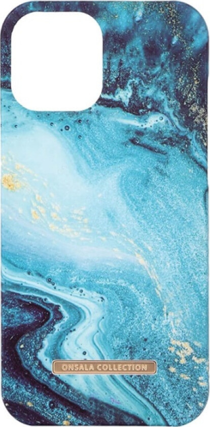 Mobile Cover Soft Blue Sea Marble iPhone 12 / 12 Pro