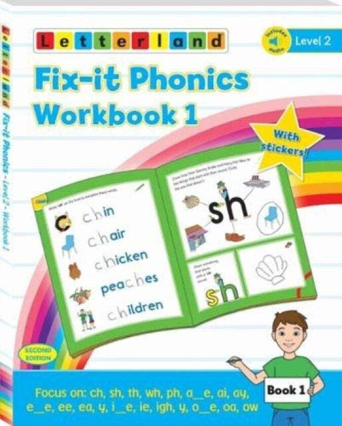 Fix-it Phonics - Level 2 - Workbook 1 (2nd Edition) av Lisa Holt