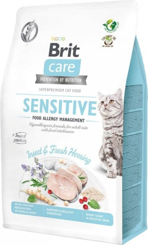 Bilde av Brit Care Cat Grain Free Sensitive Insect & Fresh Herring (400 g)