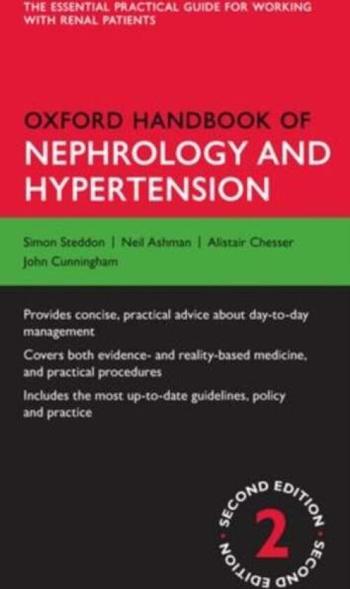 Oxford Handbook of Nephrology and Hypertension av Simon (Consultant Nephrologist Consultant Nephrologist Guy&#039;s and St Thomas&#039; Hospitals Lond