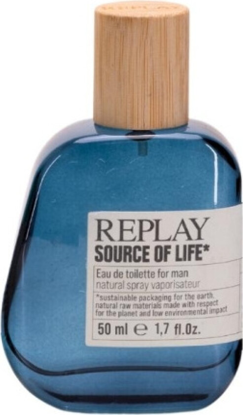 Replay Source Of Life Man Edt 50ml