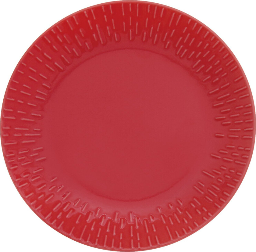 - Life in Colour - Confetti - Chili dessert plate w/relief porcelain (13462)